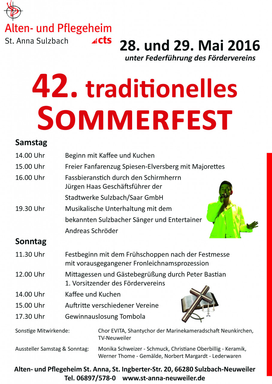 Plakat Sommerfest 2016